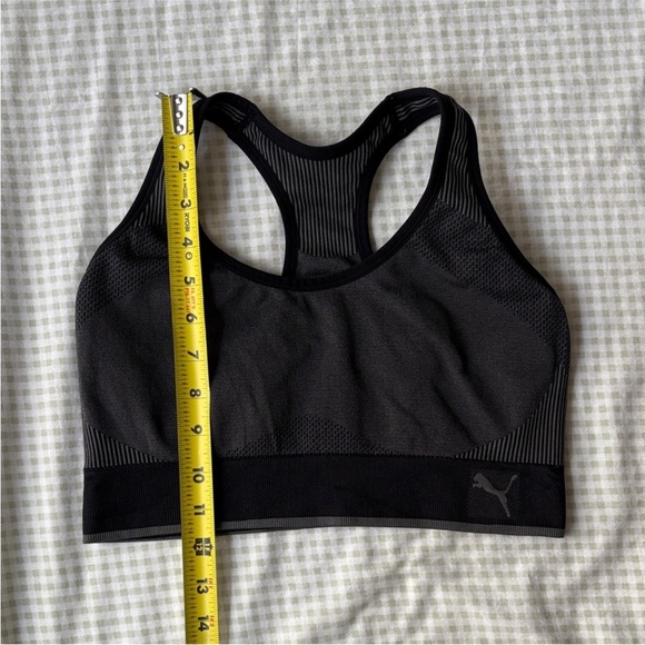 Puma Sports Bras Womens Large 2 pack Blue and Black - Picture 7 of 8